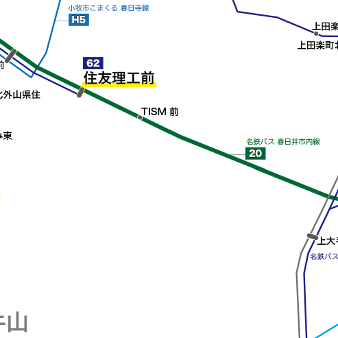 路線図ドットコム／愛知県／春日井市「かすがいシティバス はあとふる 