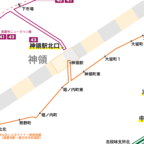 春日井 ストア バス 路線 図