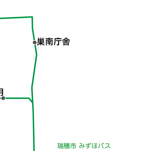 路線図ドットコム 岐阜県 瑞穂市コミュニティバス みずほバス 路線図